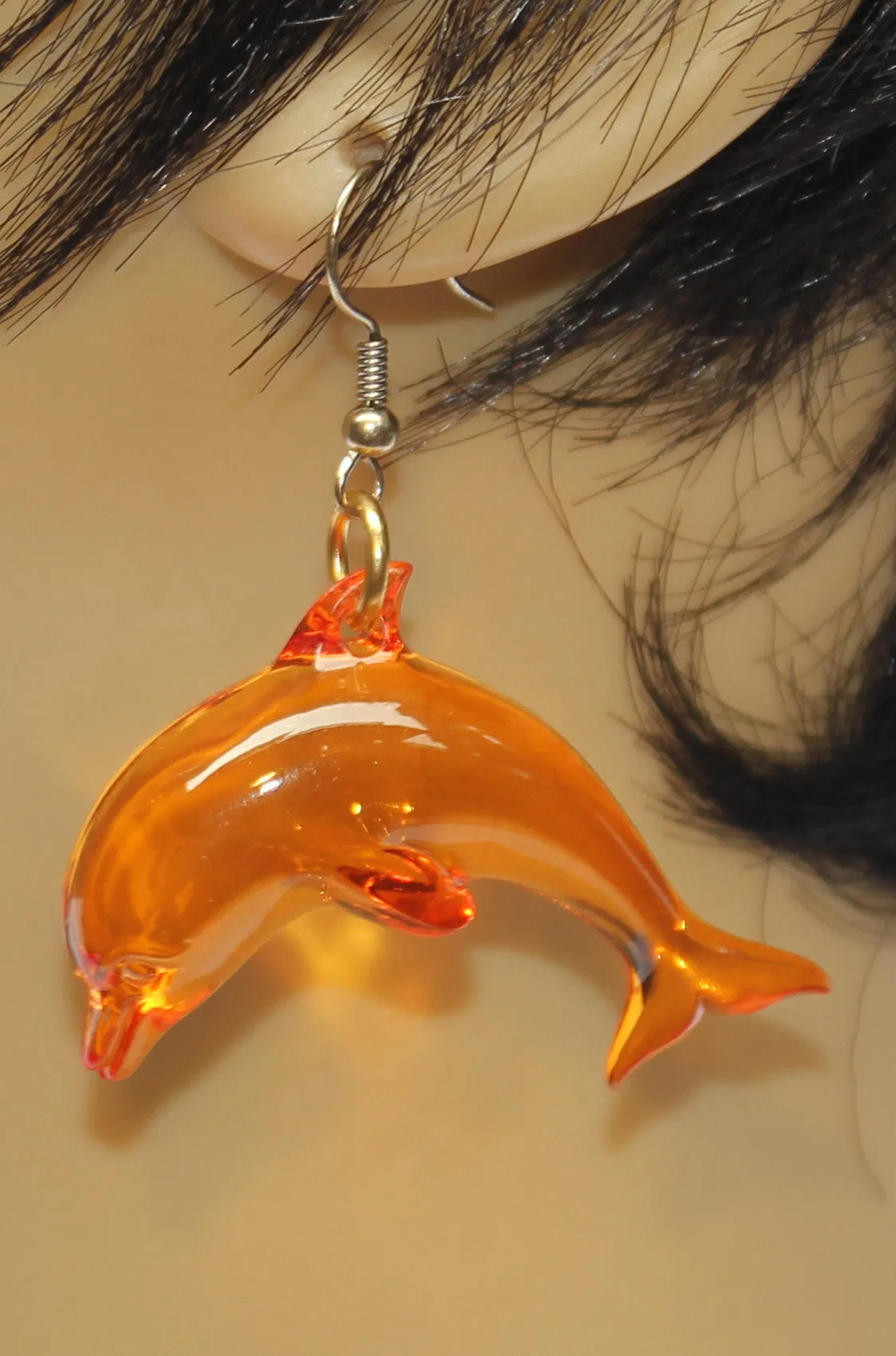 Dolphin Plexi Earrings