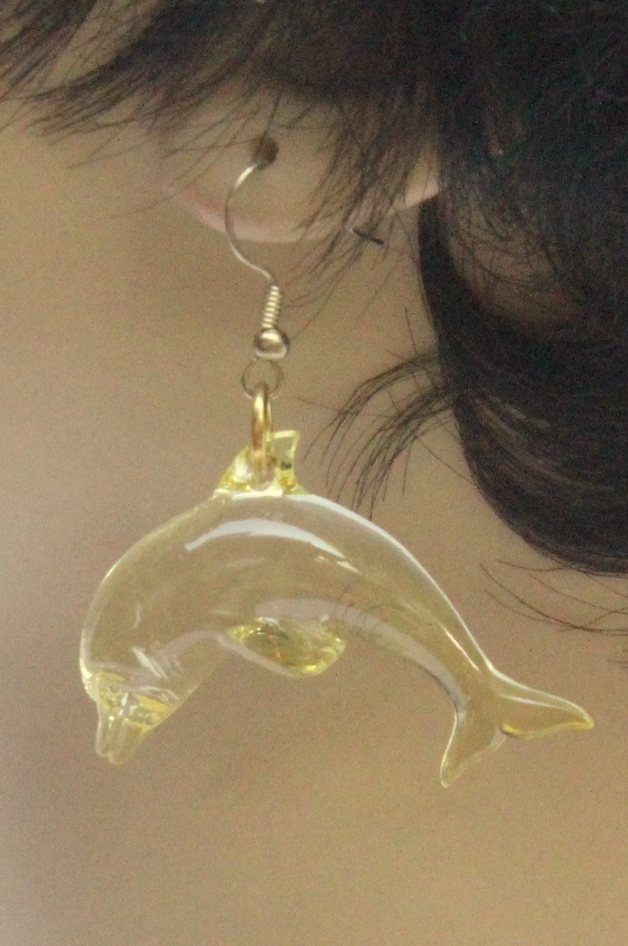 Dolphin Plexi Earrings
