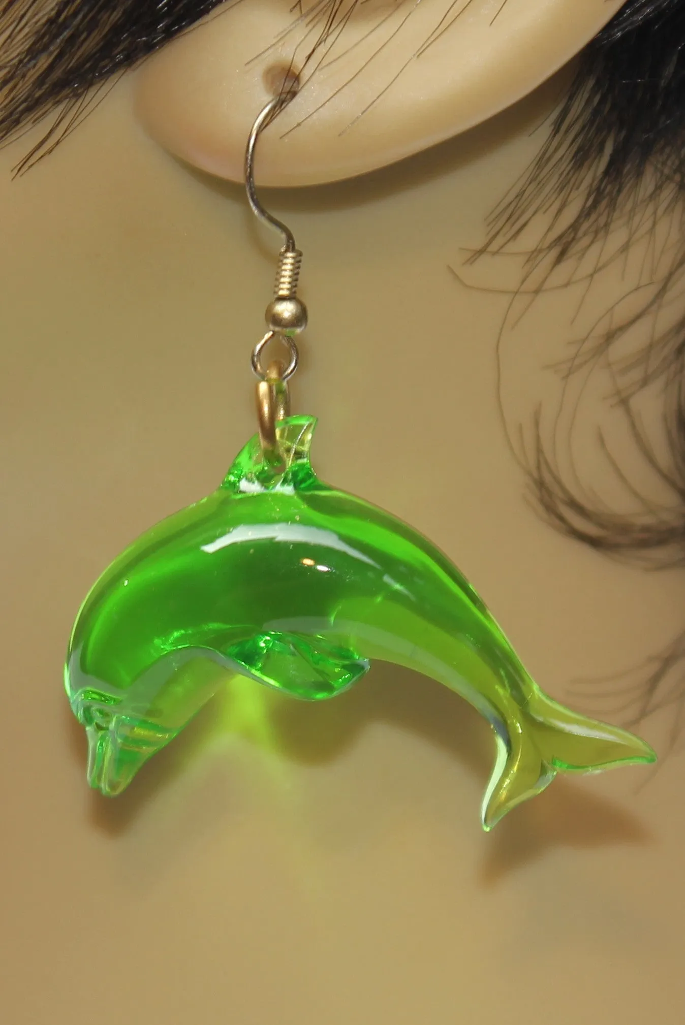 Dolphin Plexi Earrings