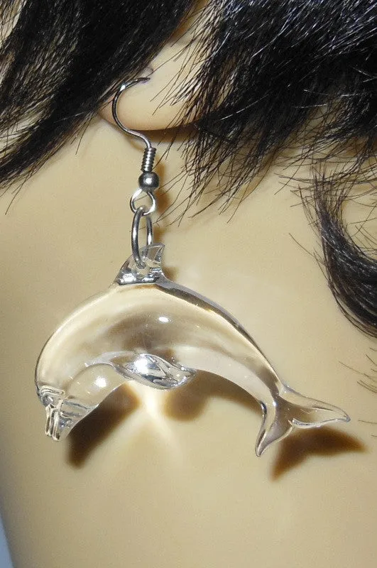 Dolphin Plexi Earrings