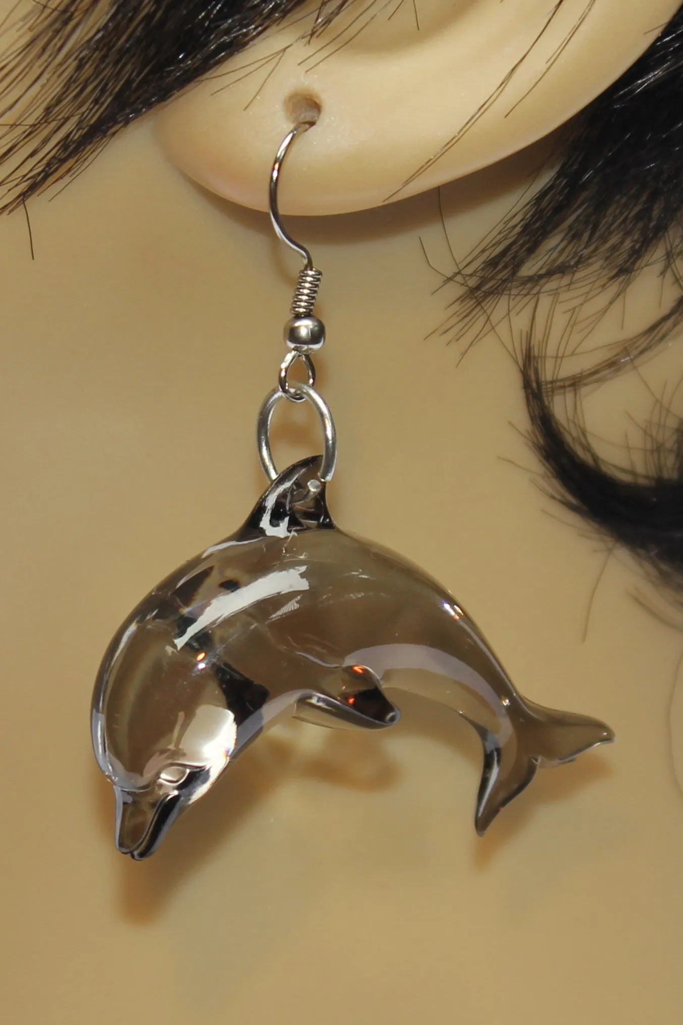 Dolphin Plexi Earrings