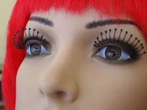 Droplets Black False Eyelashes Black