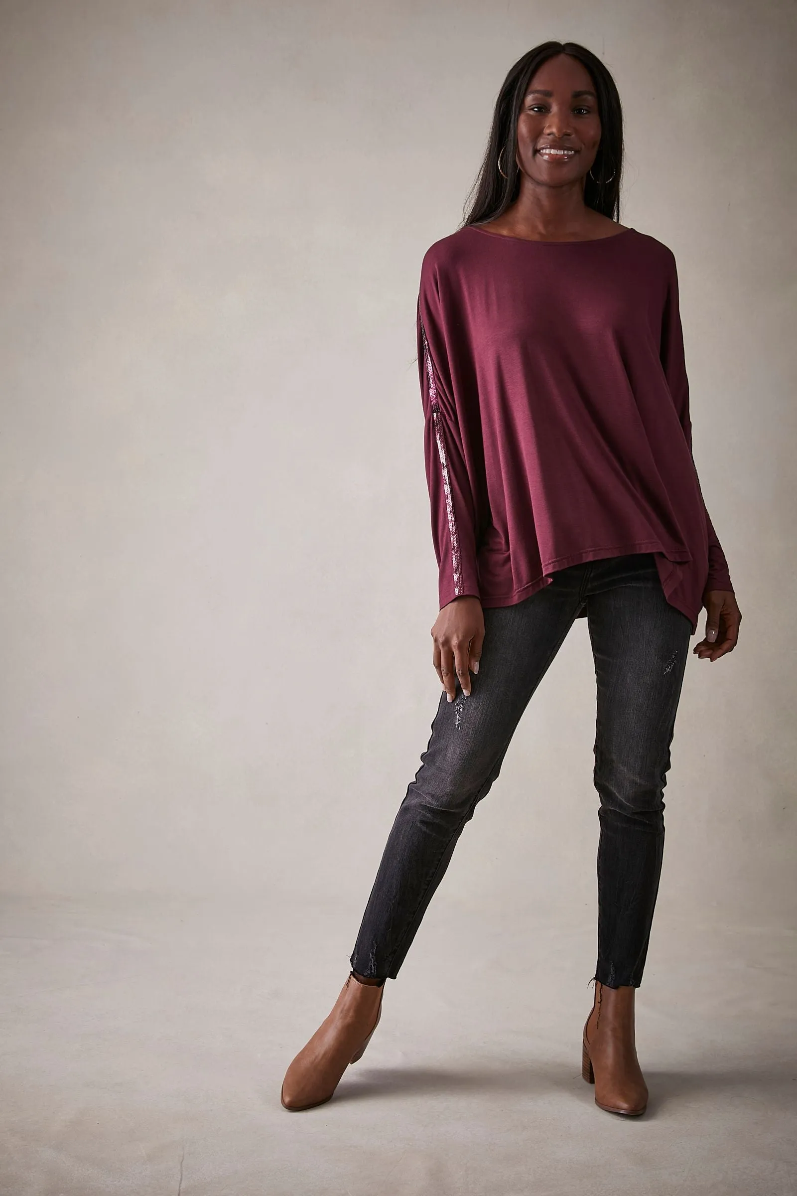 Eb&Ive Belvoir Sequin Top