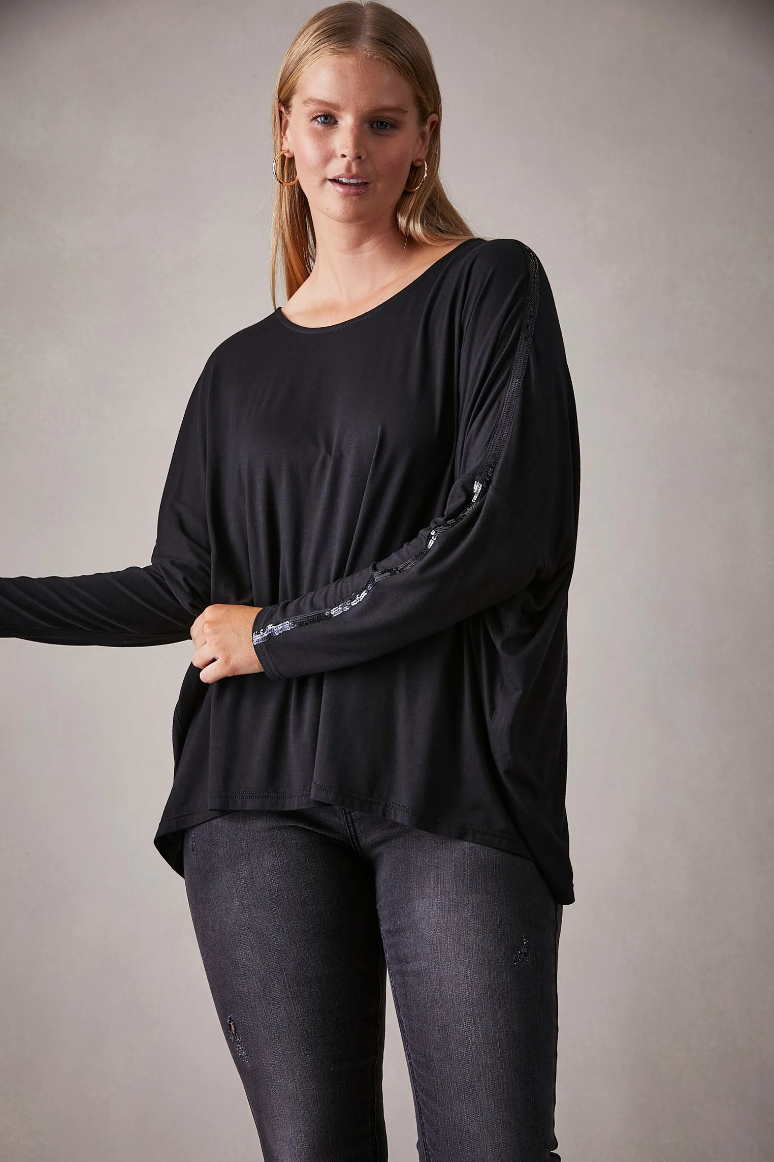 Eb&Ive Belvoir Sequin Top