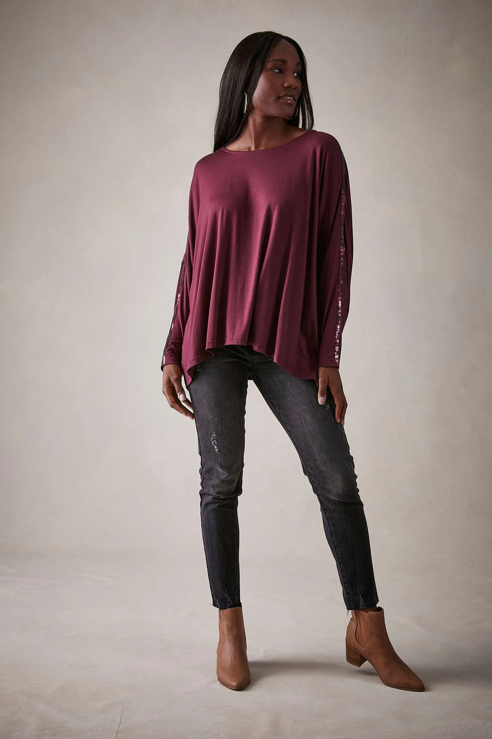 Eb&Ive Belvoir Sequin Top