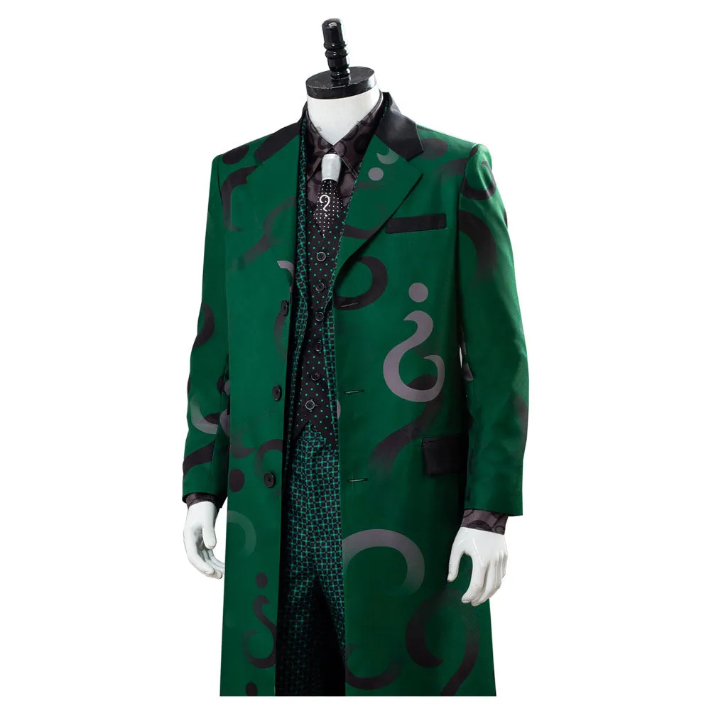 Edward Nygma Gotham Season 5 The Riddler Green Uniform Cosplay Costume