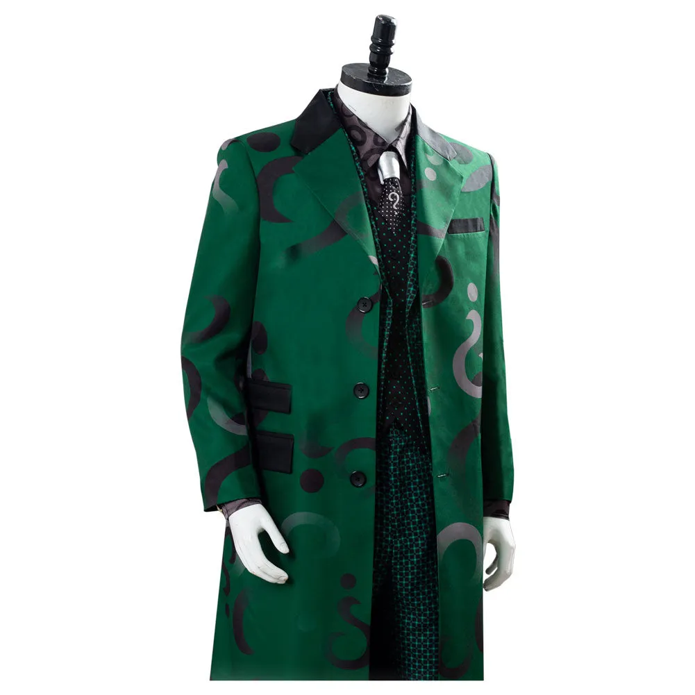 Edward Nygma Gotham Season 5 The Riddler Green Uniform Cosplay Costume