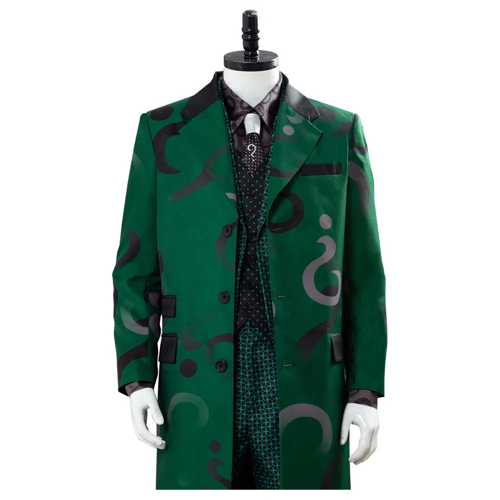 Edward Nygma Gotham Season 5 The Riddler Green Uniform Cosplay Costume