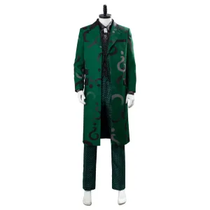 Edward Nygma Gotham Season 5 The Riddler Green Uniform Cosplay Costume