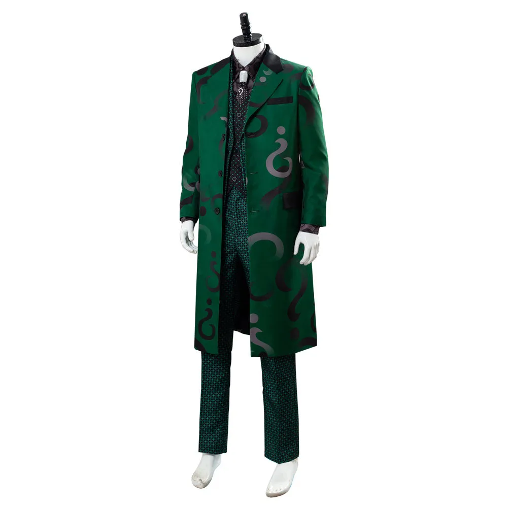Edward Nygma Gotham Season 5 The Riddler Green Uniform Cosplay Costume