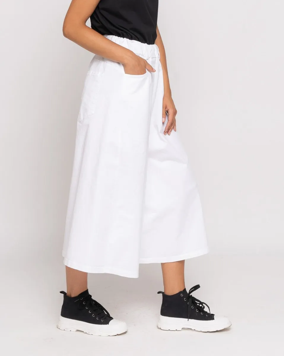 Elastic Wide Leg Trouser