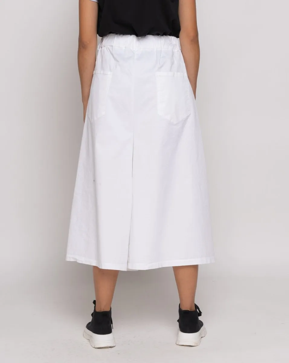 Elastic Wide Leg Trouser