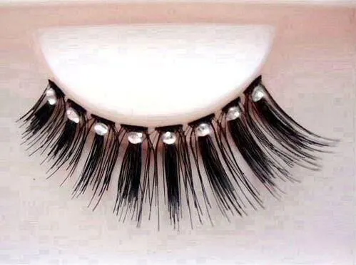 Eyelashes Crystals Black Glamour
