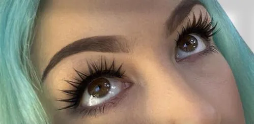 Eyelashes Zig Zag Black