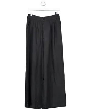 Faithful The Brand Black Wide Leg Trousers UK S