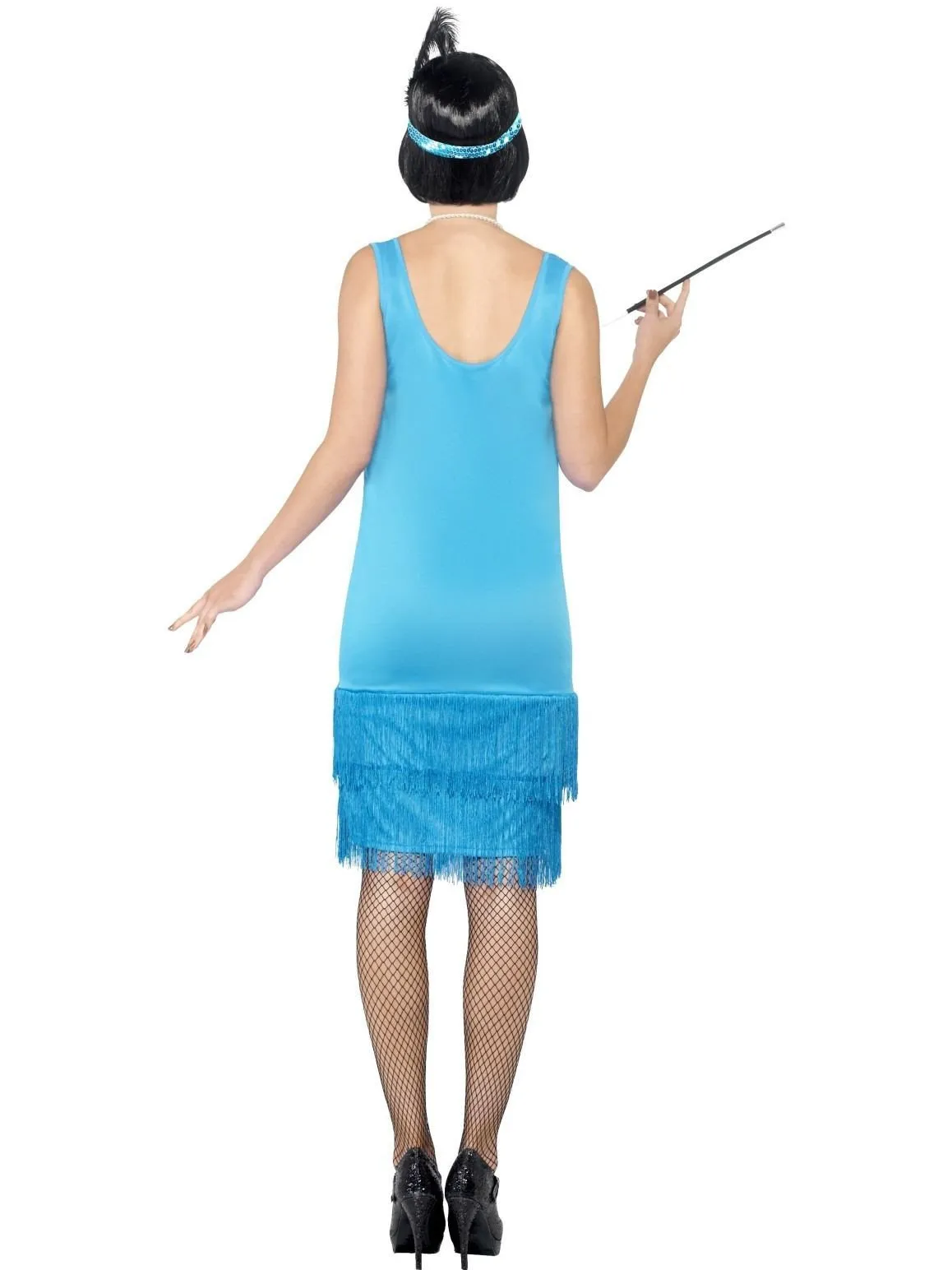 Flirty Flapper 1920s Blue Costume for Women