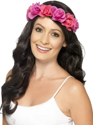 Floral Headband Hawaiian Luau Hair Accessory