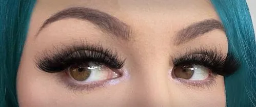 Fluffy Black False Eyelashes