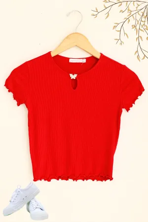 FLUTTERING MOMENTS TOP | KIDS SIZE 7 - 16