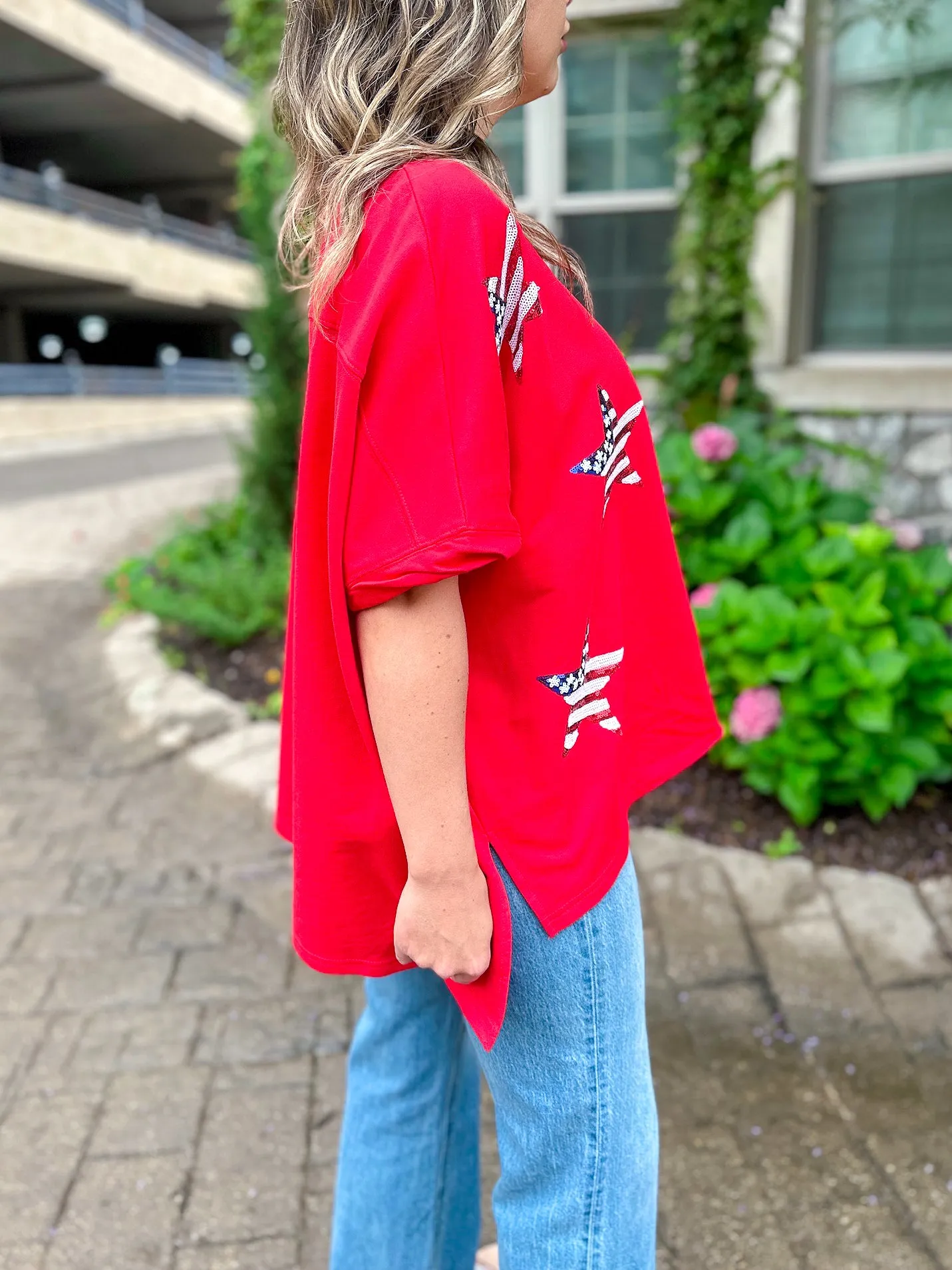 Freedom Oversized Terry Top