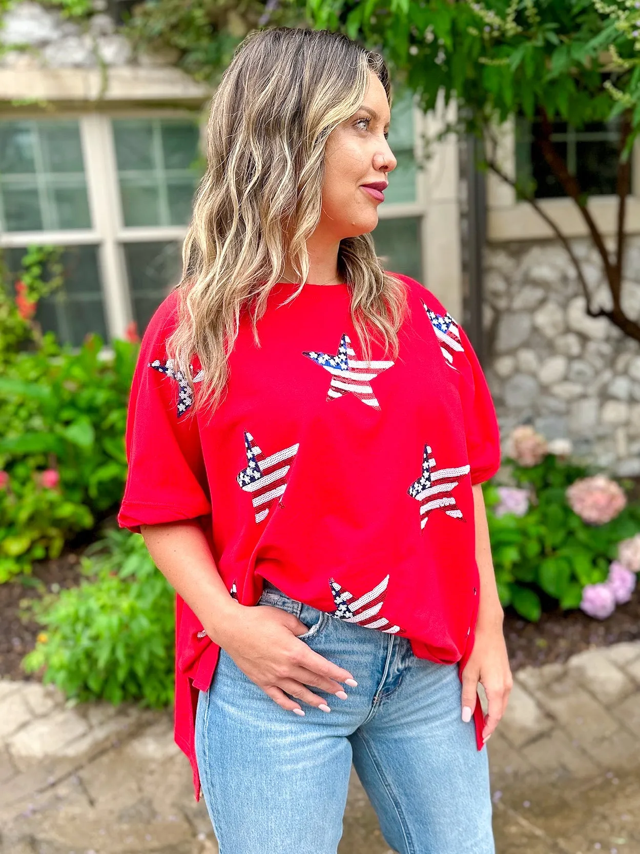 Freedom Oversized Terry Top