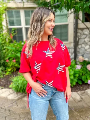 Freedom Oversized Terry Top