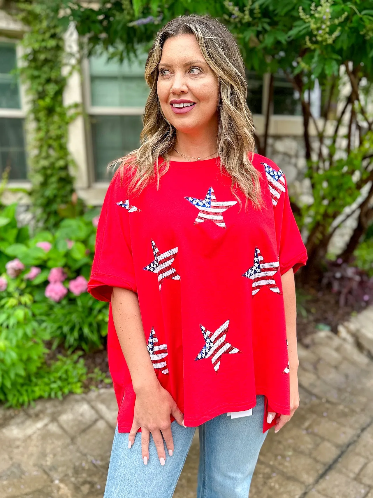 Freedom Oversized Terry Top