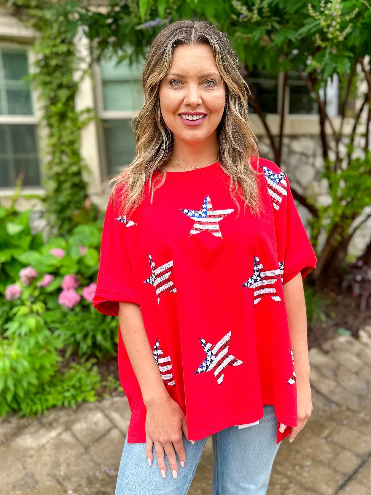 Freedom Oversized Terry Top