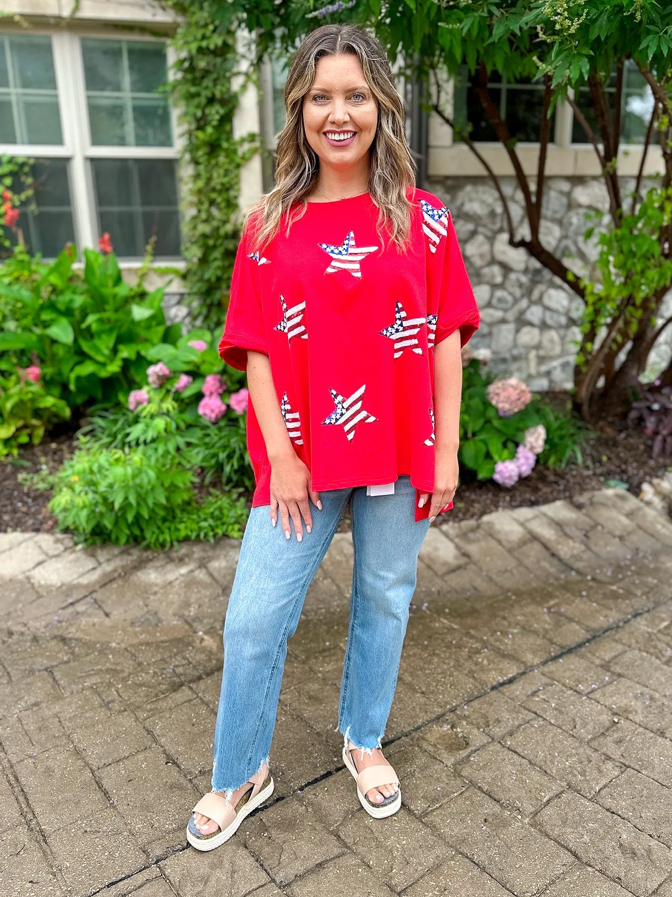 Freedom Oversized Terry Top