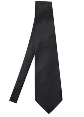 Gangster Black Costume Tie 1920's Satin Fancy Dress Accessory