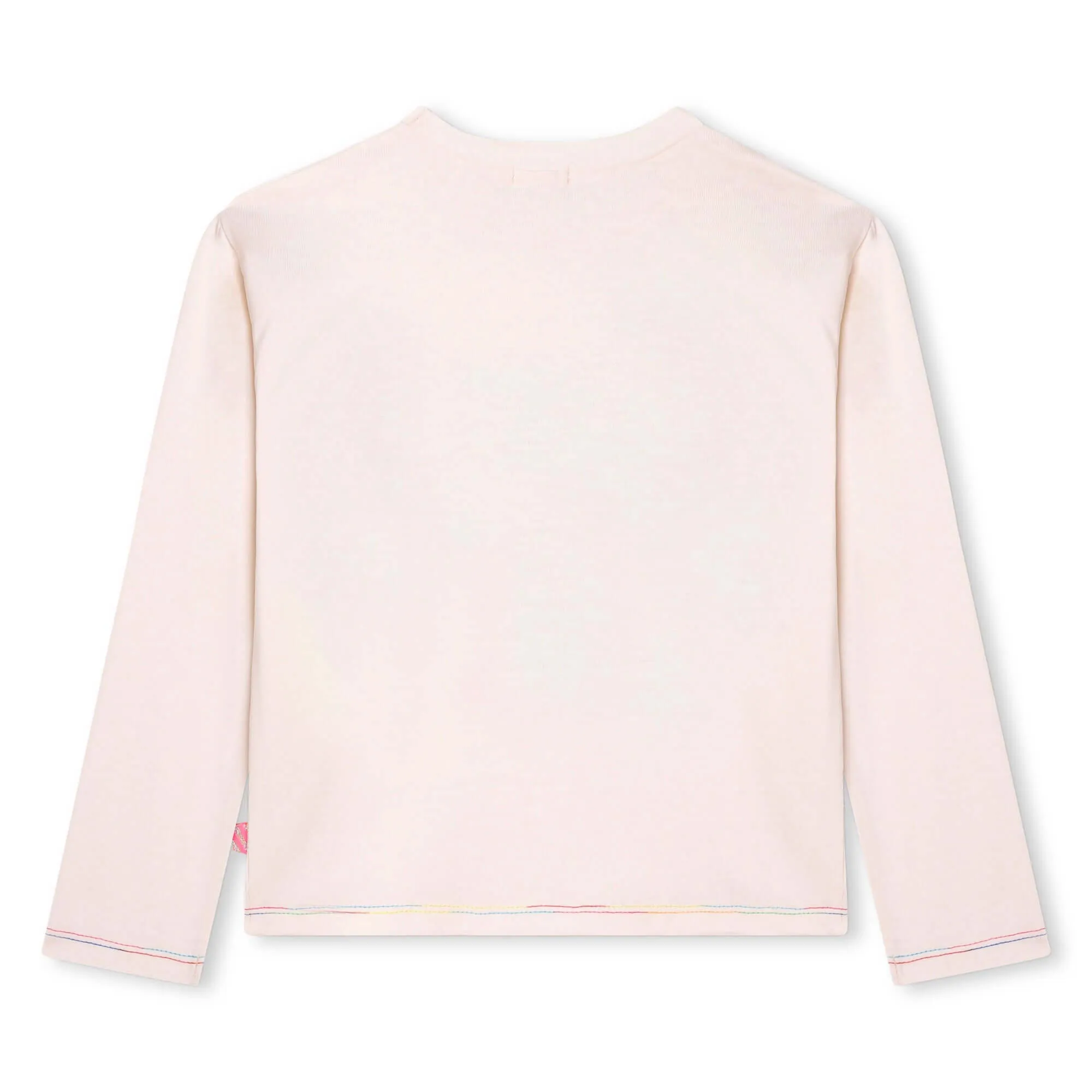 Girls White Sequin T-Shirt