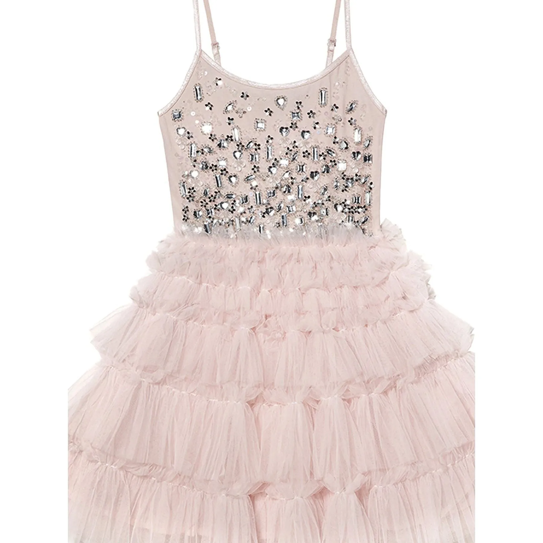 Glittering Tutu Dress - Crystal Pink