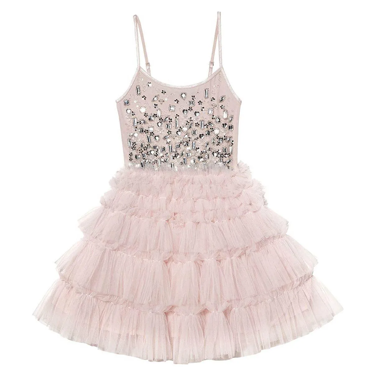Glittering Tutu Dress - Crystal Pink