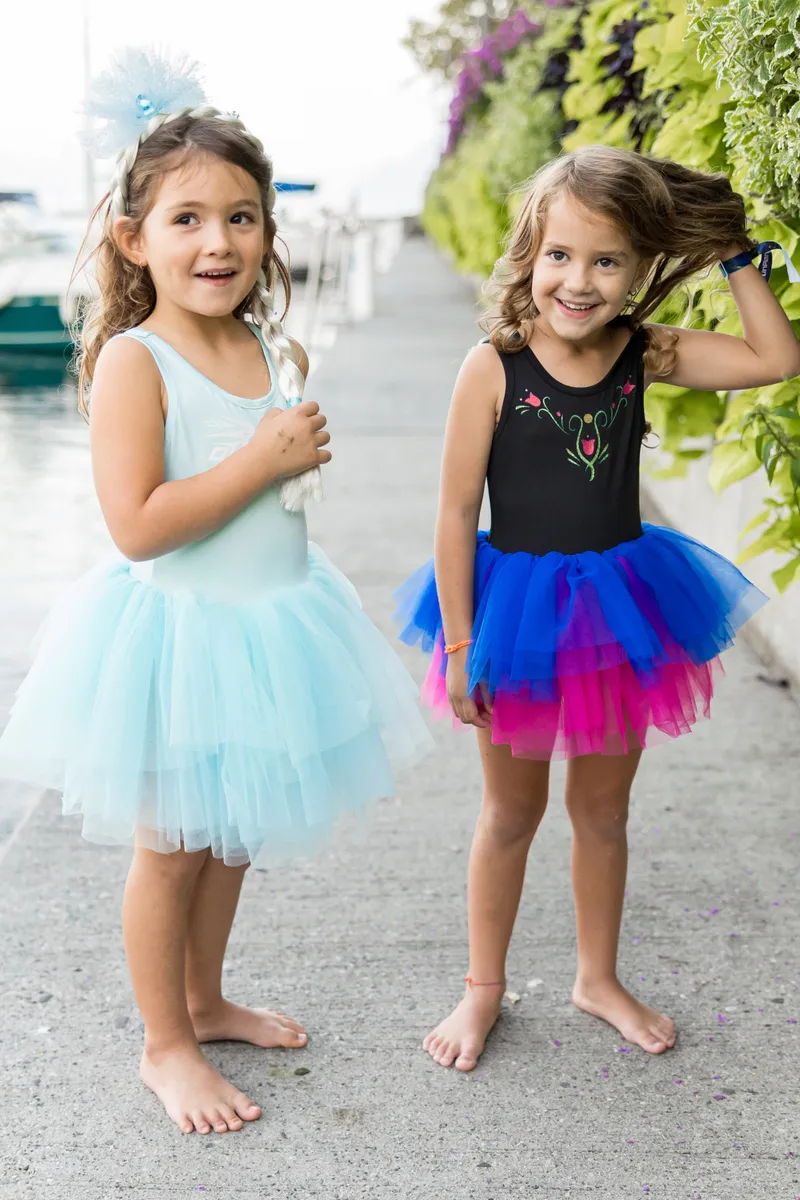 Great Pretenders Elsa Ballet Tutu Dress, Lt Blue, Size 5-6