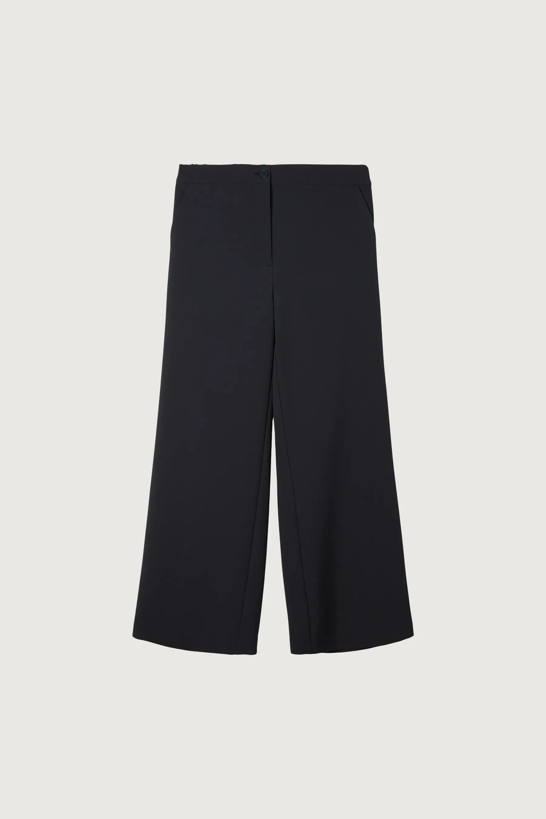 Half Elastic Wide Leg Pant