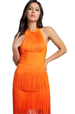 Halter Fringe Dress
