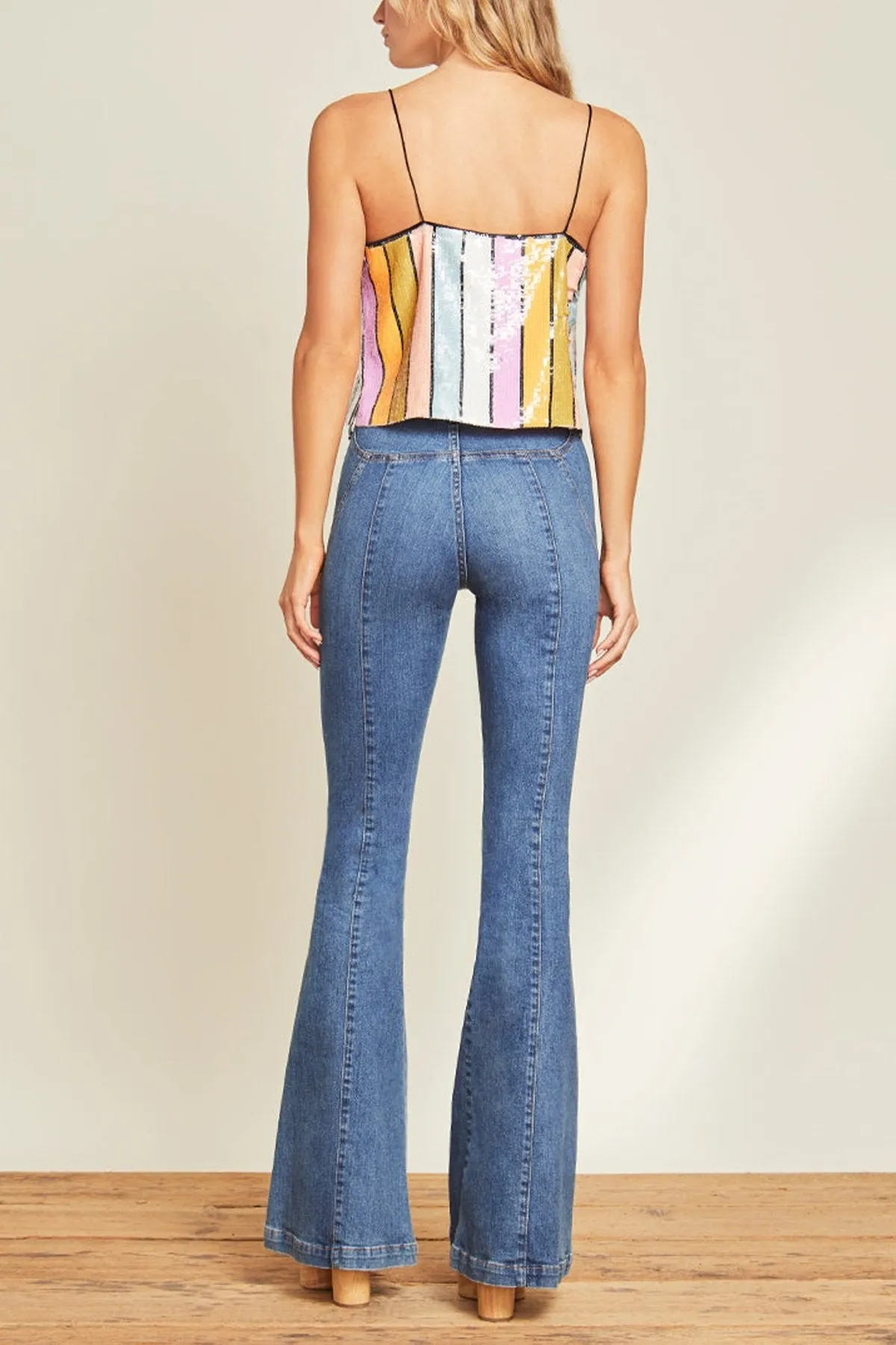 Harmoni Sequin Top in Multi