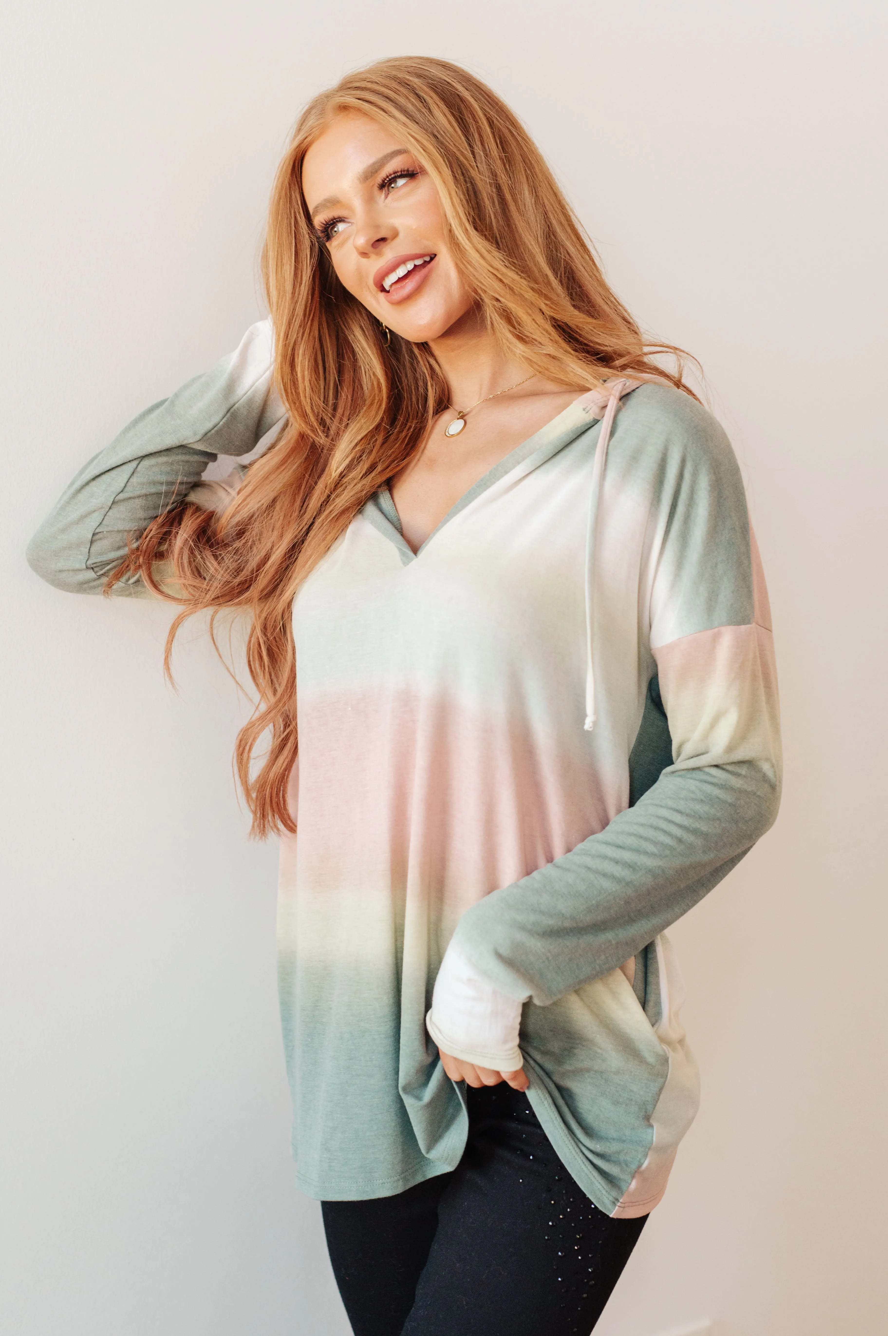 Hazel Blues® |  Hazy Horizon Ombre Hoodie