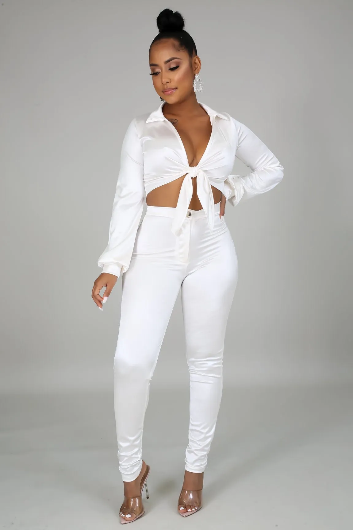 Heather pants set