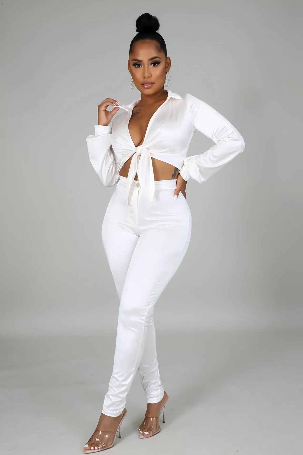 Heather pants set