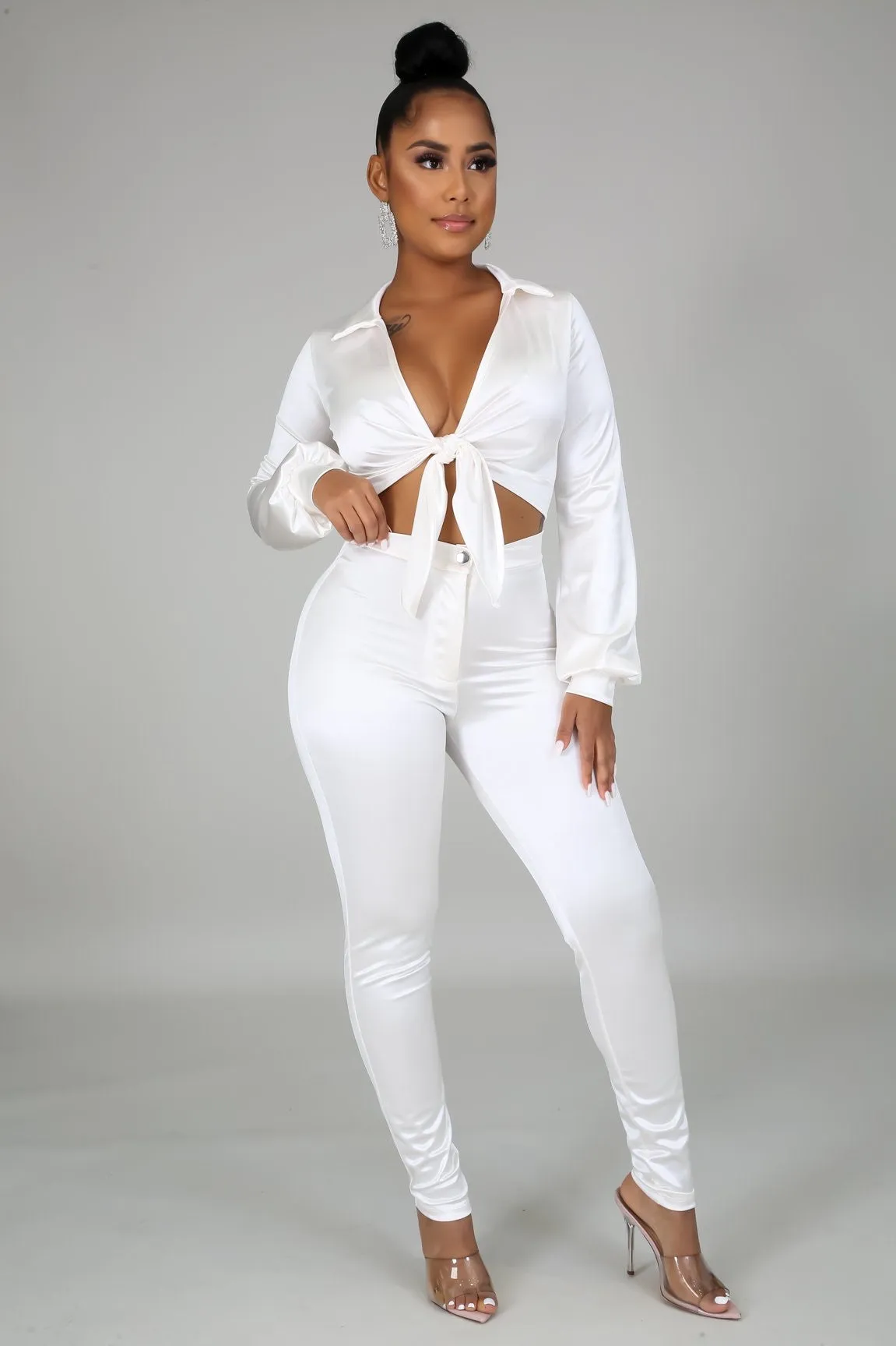 Heather pants set