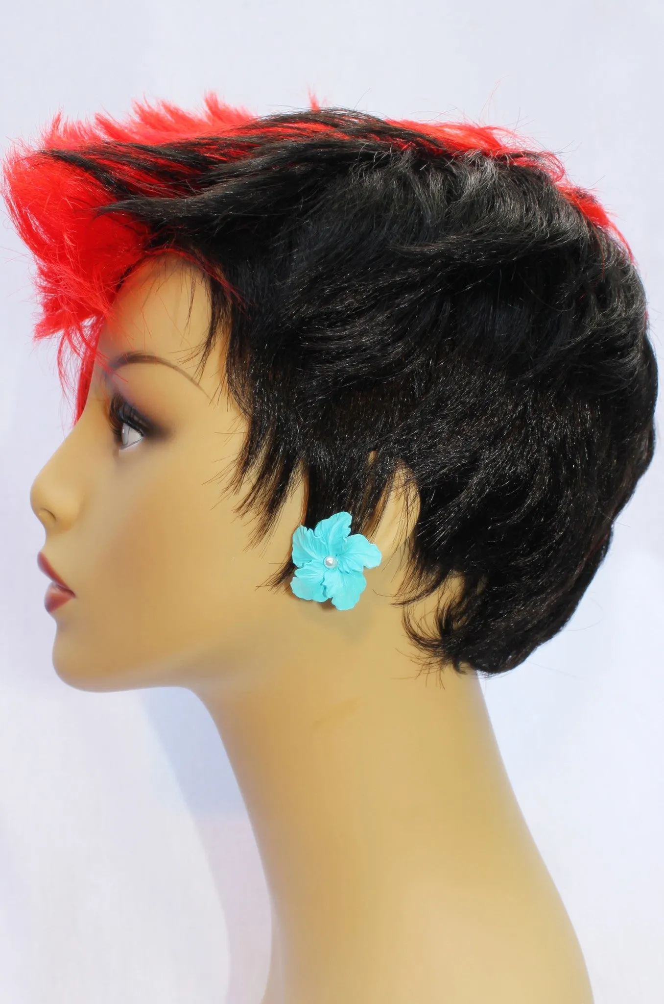 Hibiscus Flower Earrings