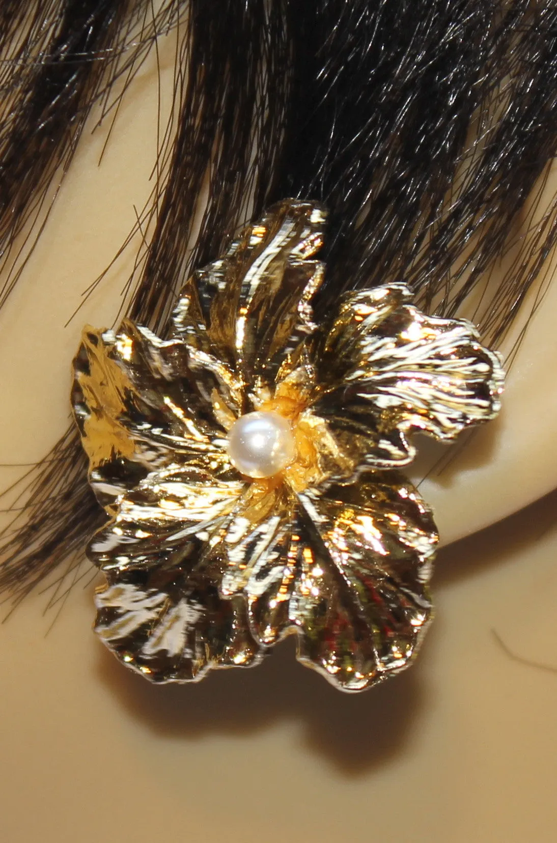 Hibiscus Flower Earrings