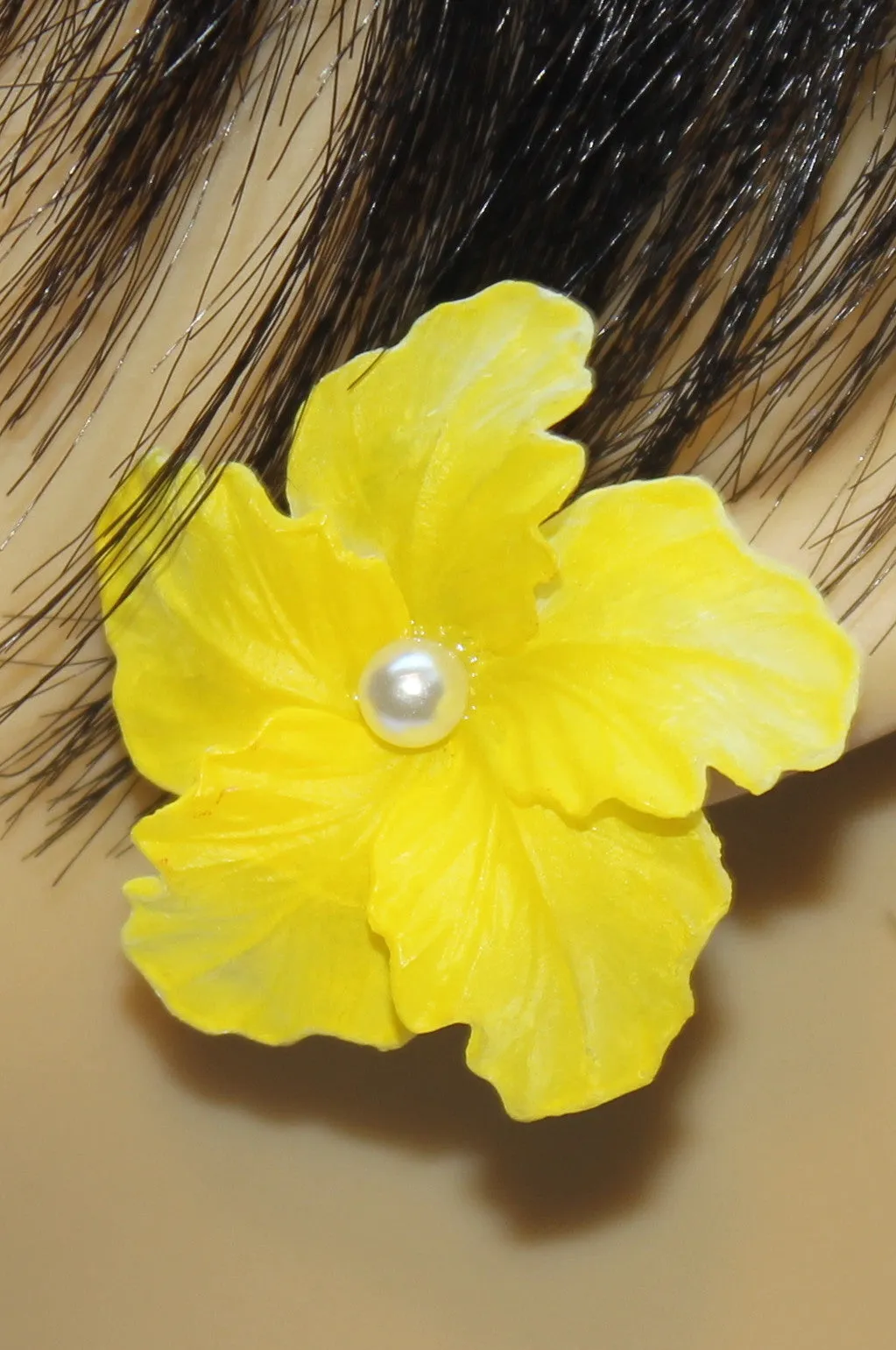 Hibiscus Flower Earrings
