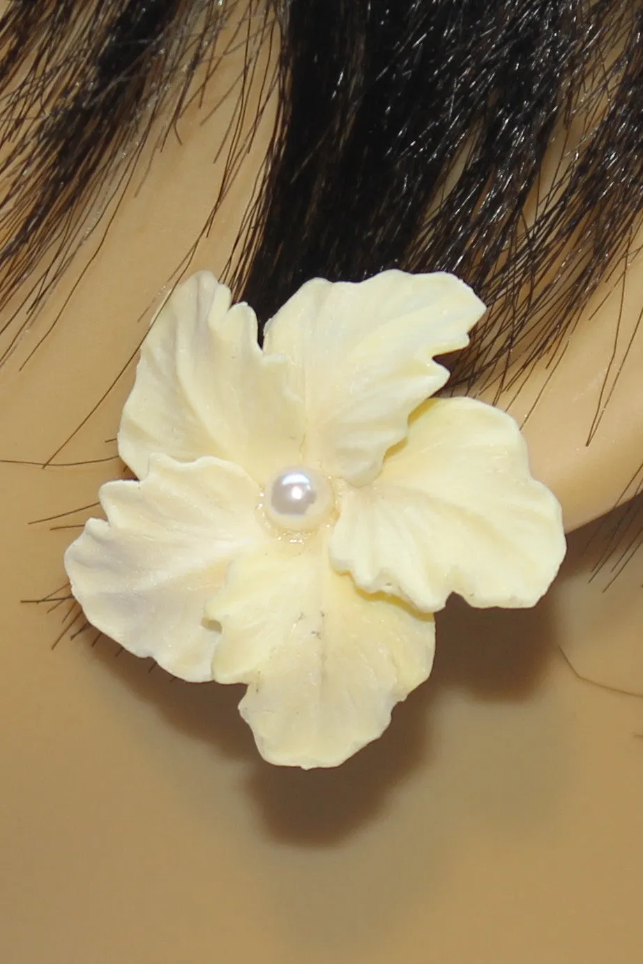 Hibiscus Flower Earrings