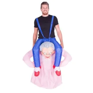 Inflatable Grandma Costume Adult