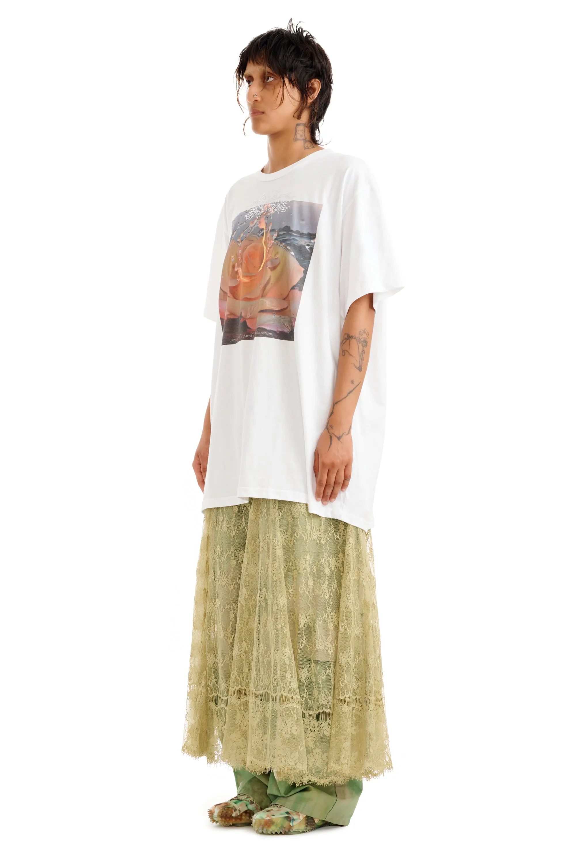 INTENTIONS RHINESTONE GRAPHIC TEE