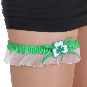 Irish Shamrock St.Patrick's Garter Costume Accessory