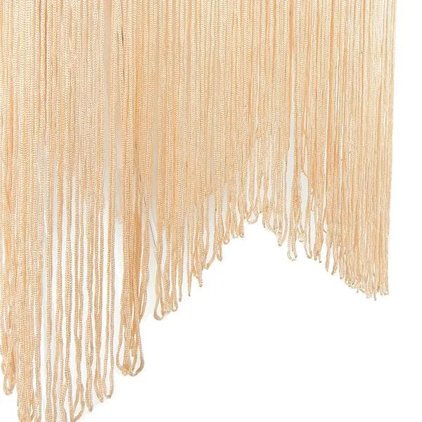 Ivory Sequined 1920s Flapper Dress Great Gatsby Party |JaosWish
