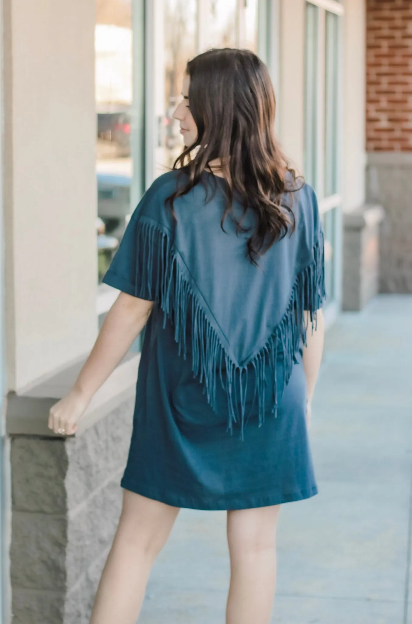 Just Leave Her Wild Fringe Dress